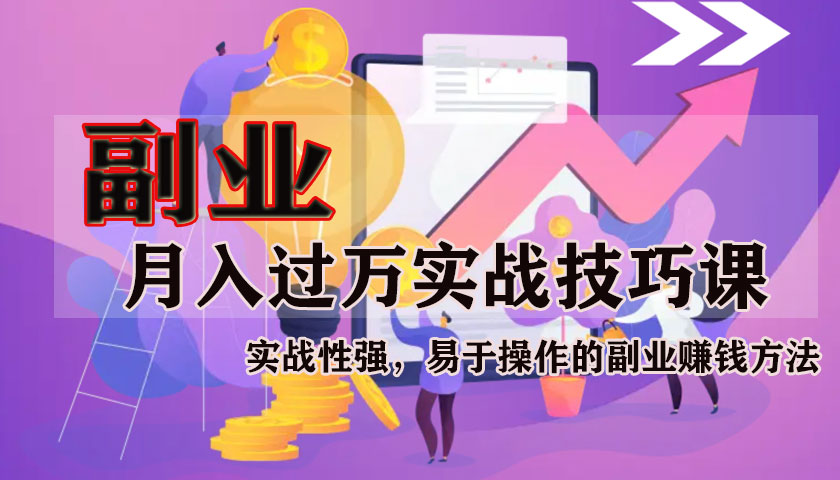 《副业月入过万实战技巧课》
